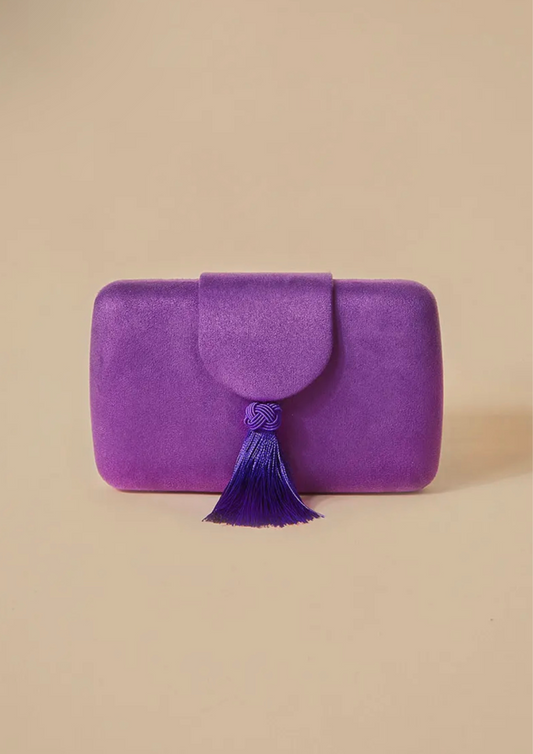 Clutch Virginie Violet-Madame