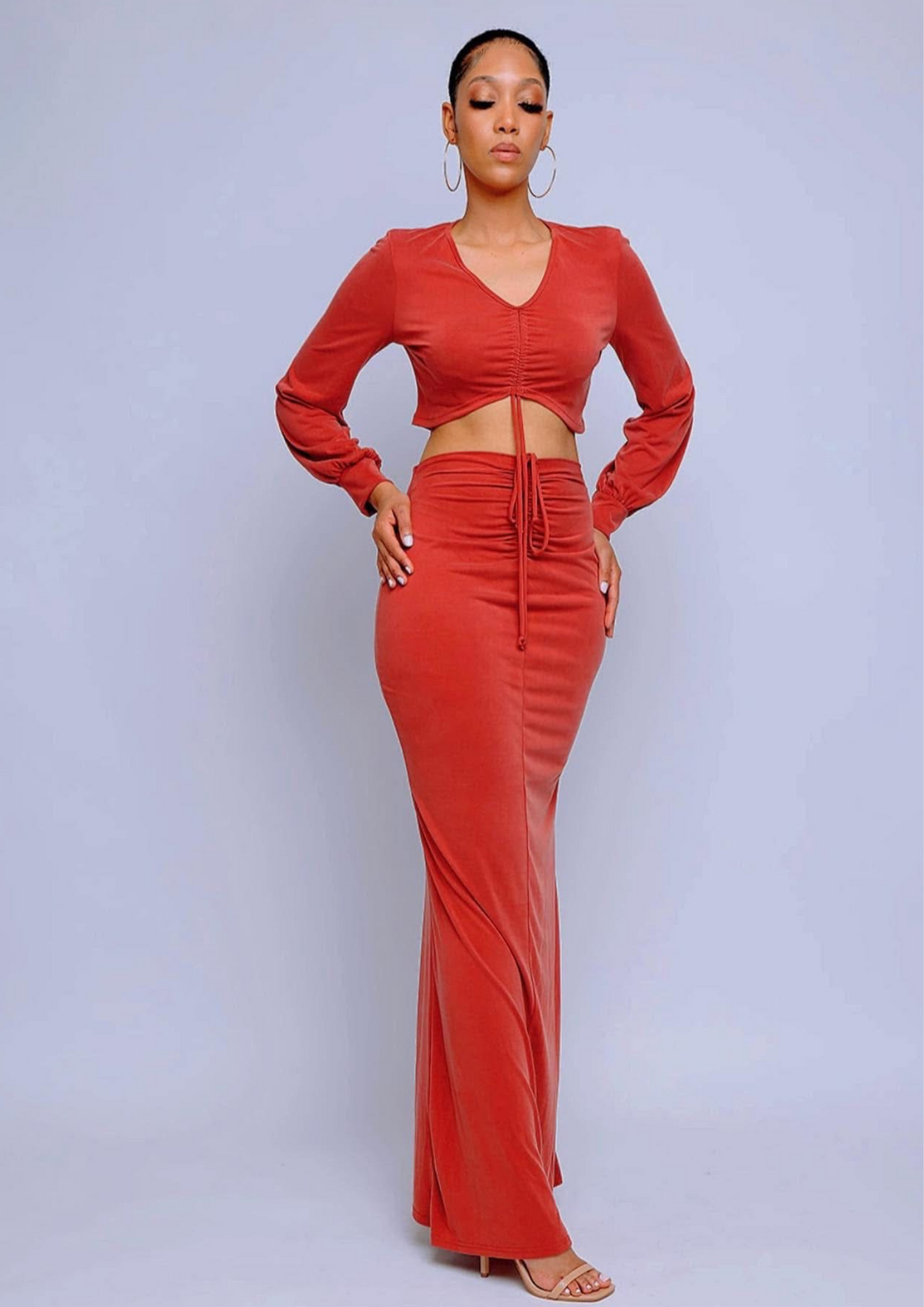 Kadi Cropped Skirt Set