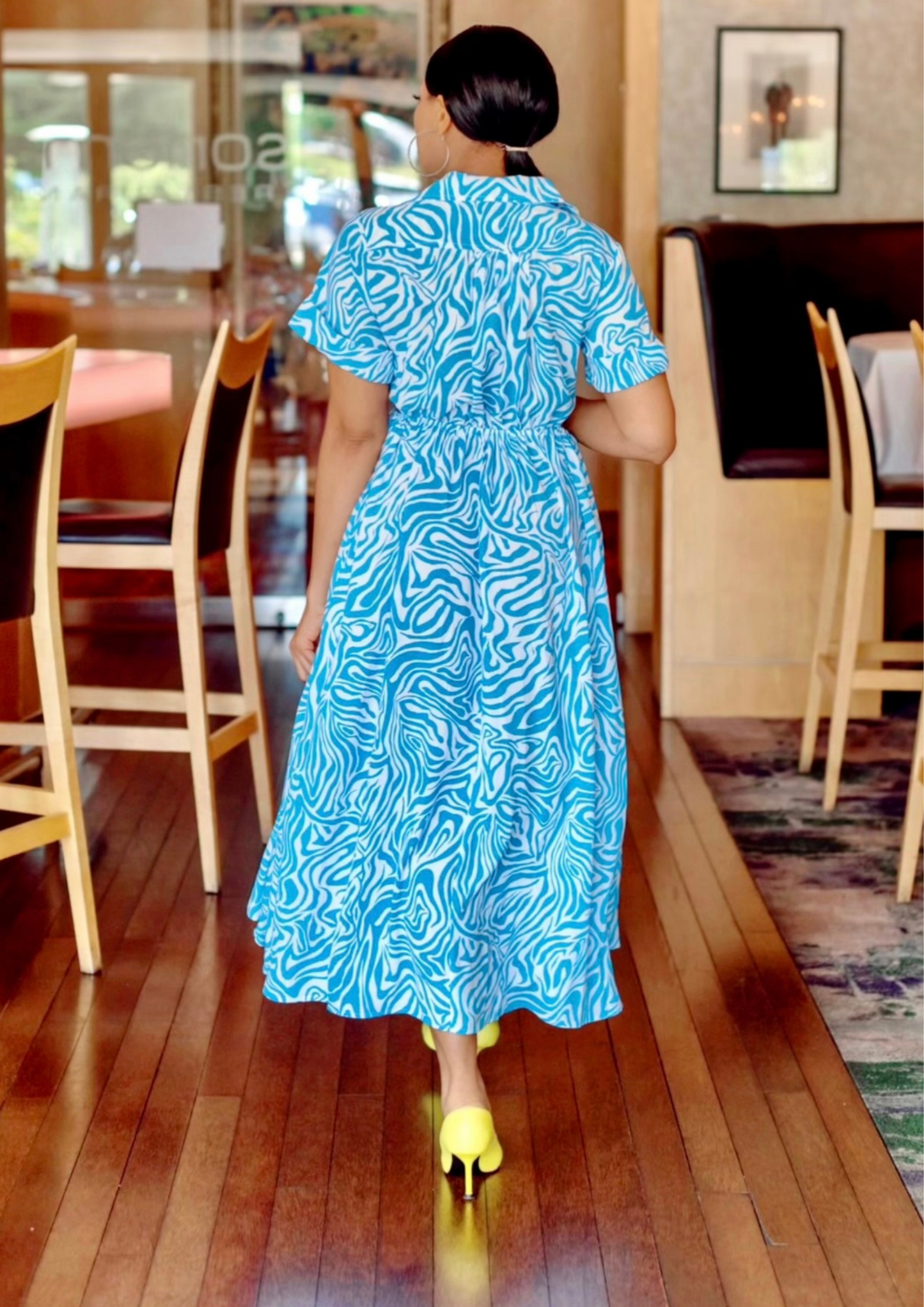 Whitney Blue Maxi Dress