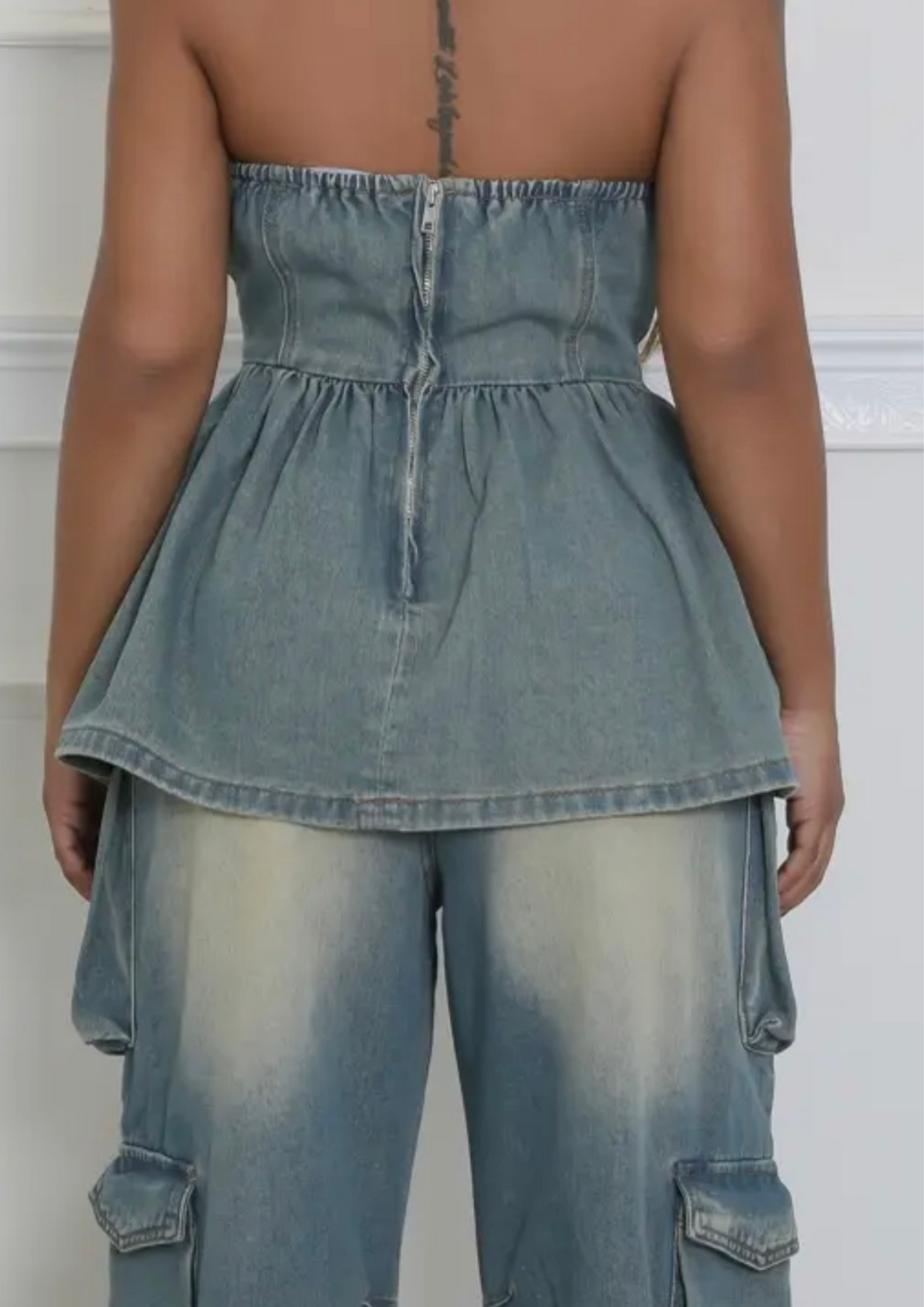 Trendy Demin Two-piece