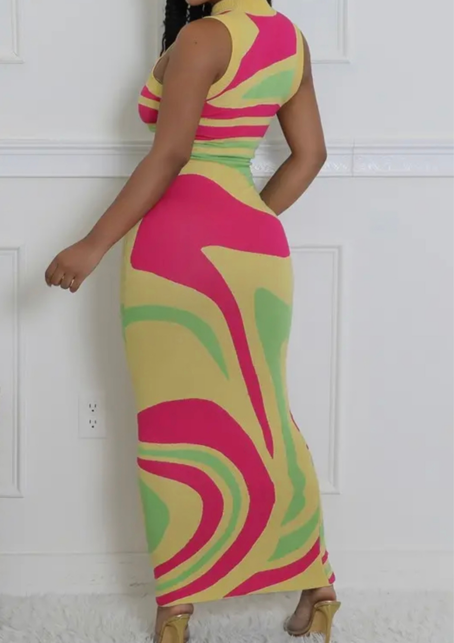 Knit Sleeveless Maxi Dress