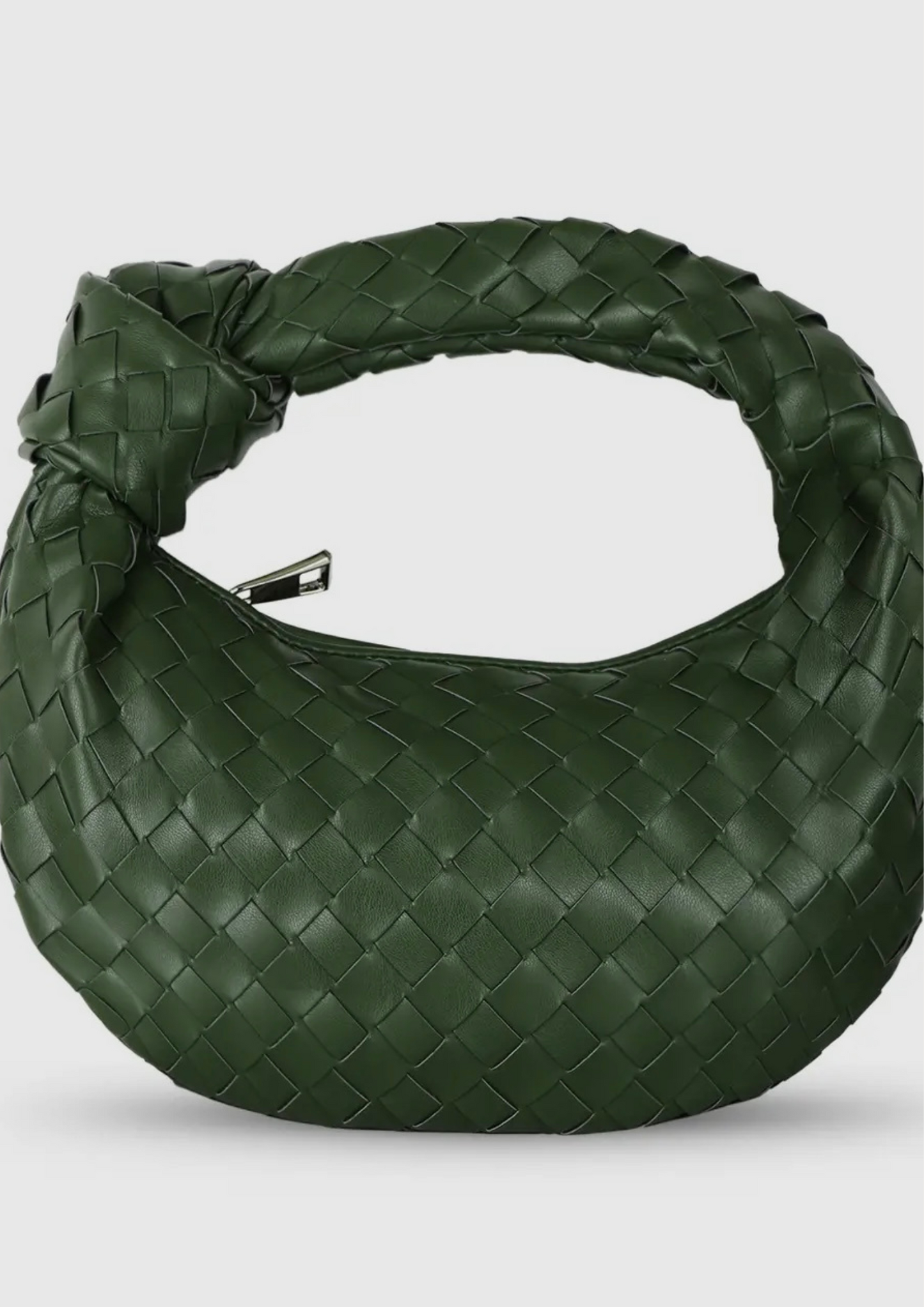 Women’s Woven Bag Horn Knotted Handbag Bag