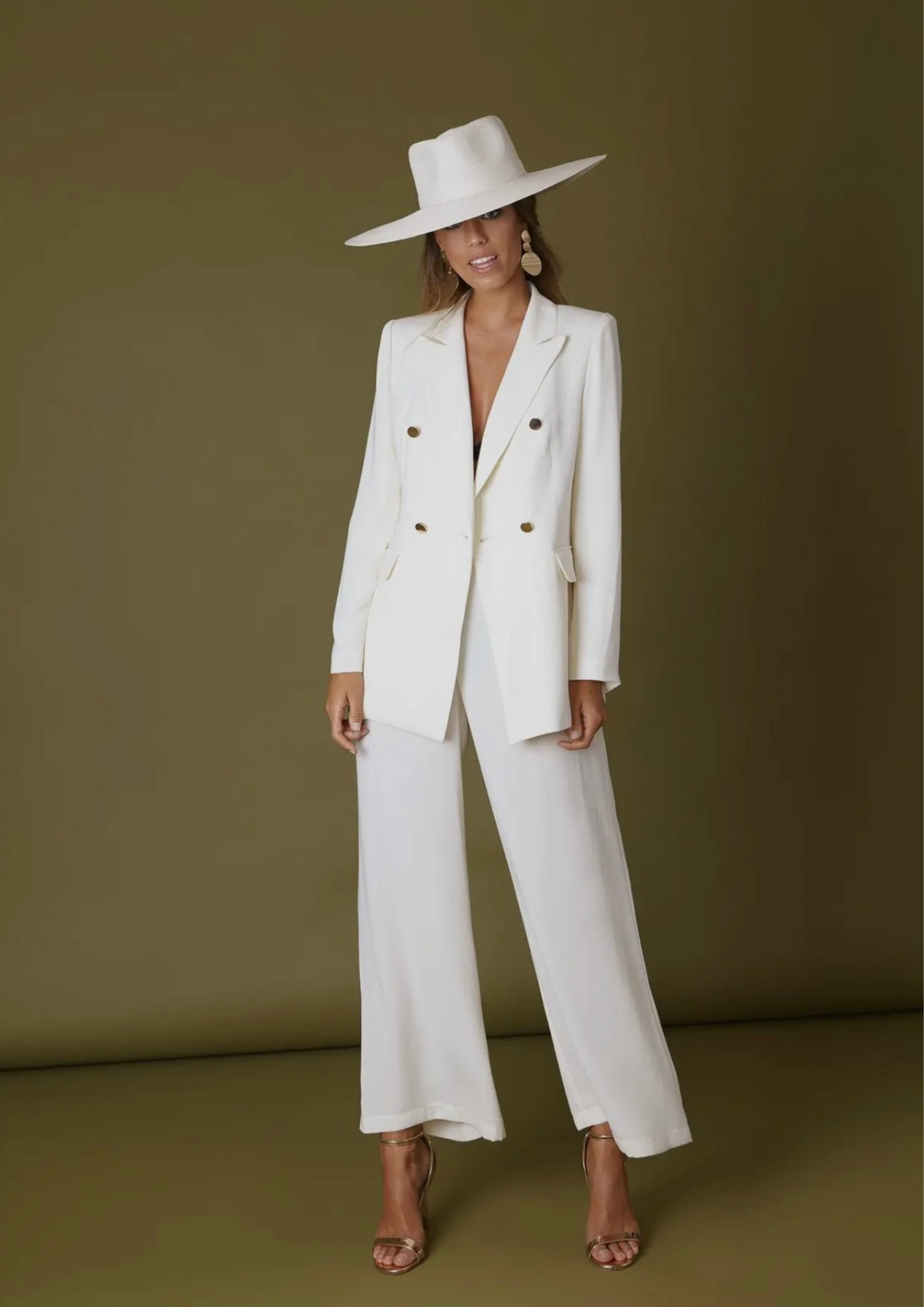 Bibi Jacket Suit + Libi Cream Pants-Iconics