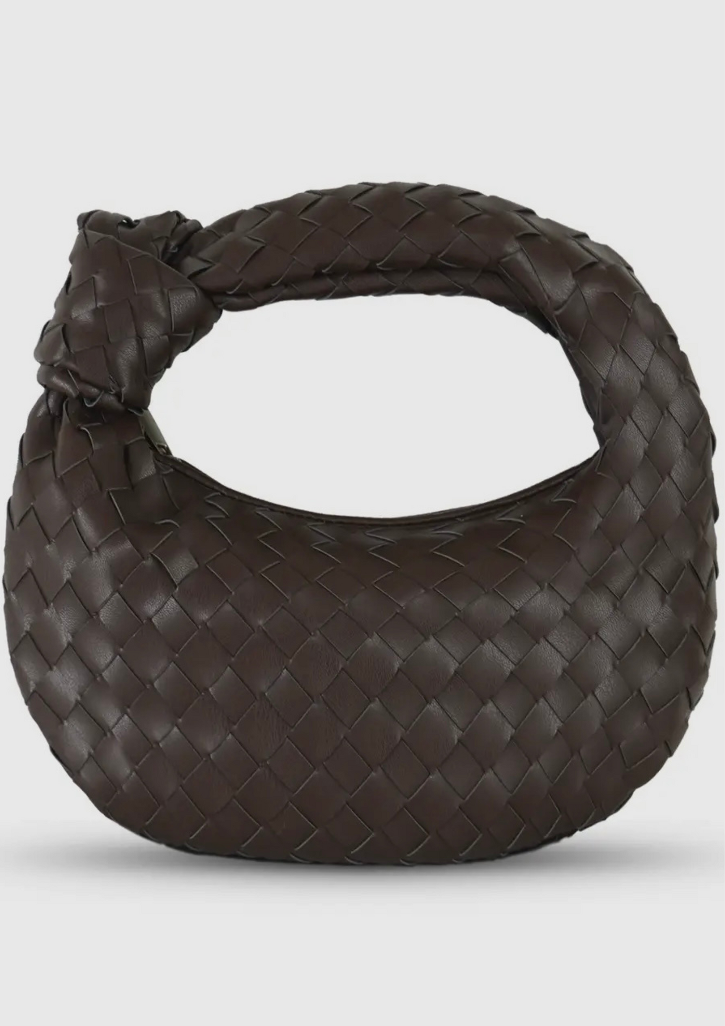 Women’s Woven Bag Horn Knotted Handbag Bag