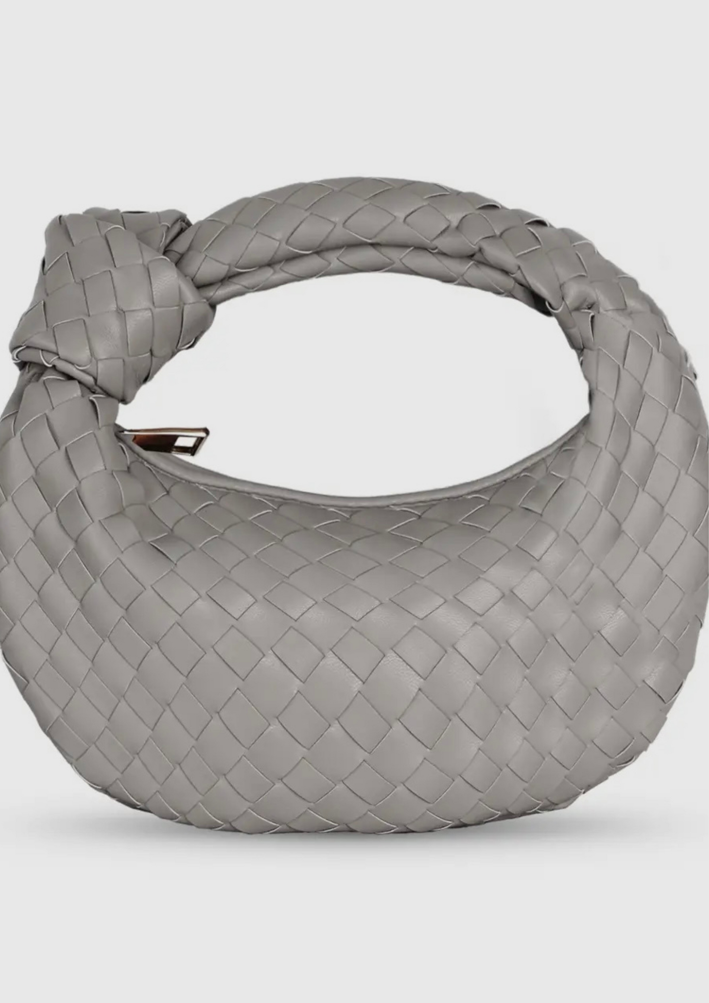 Women’s Woven Bag Horn Knotted Handbag Bag