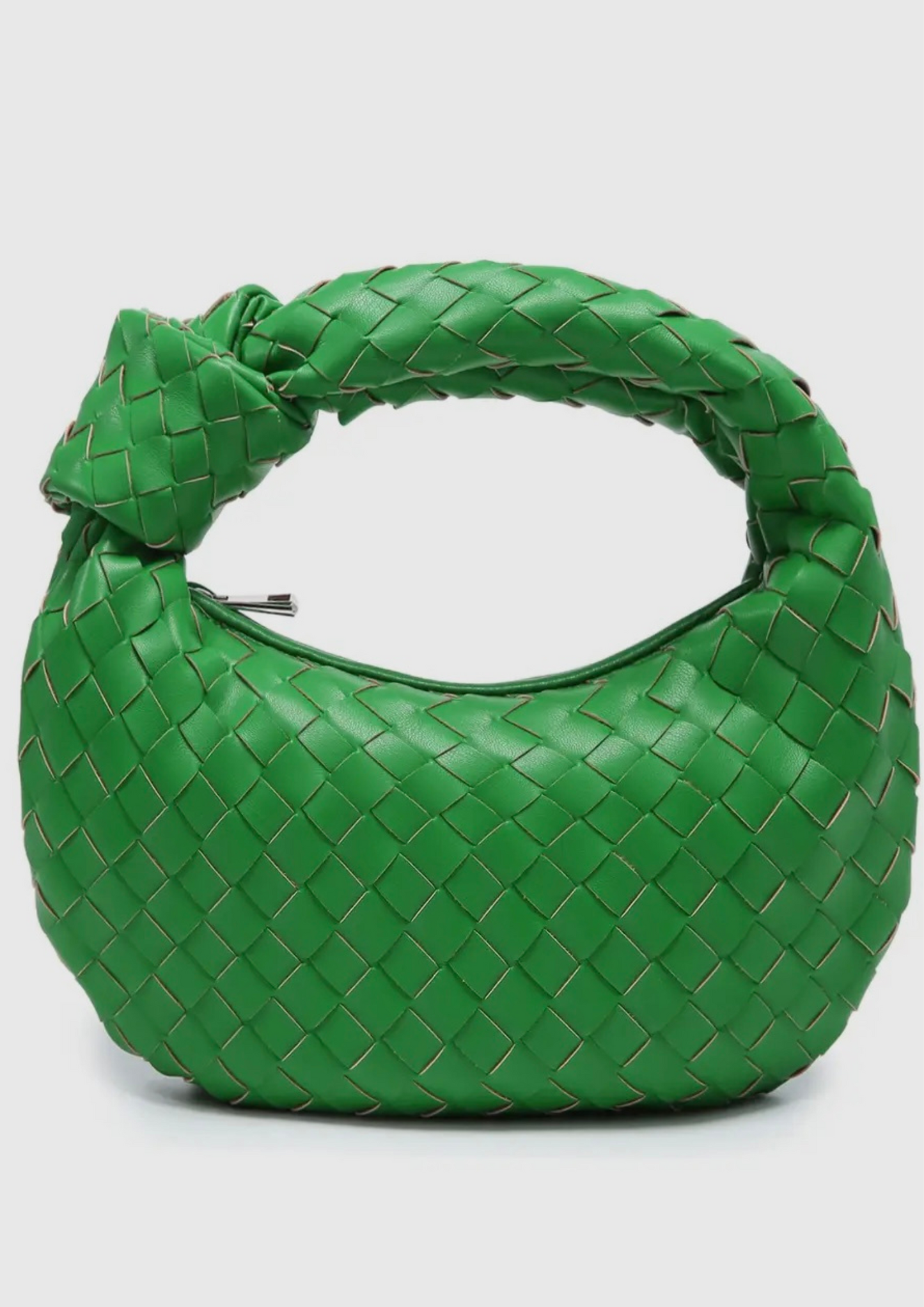 Women’s Woven Bag Horn Knotted Handbag Bag