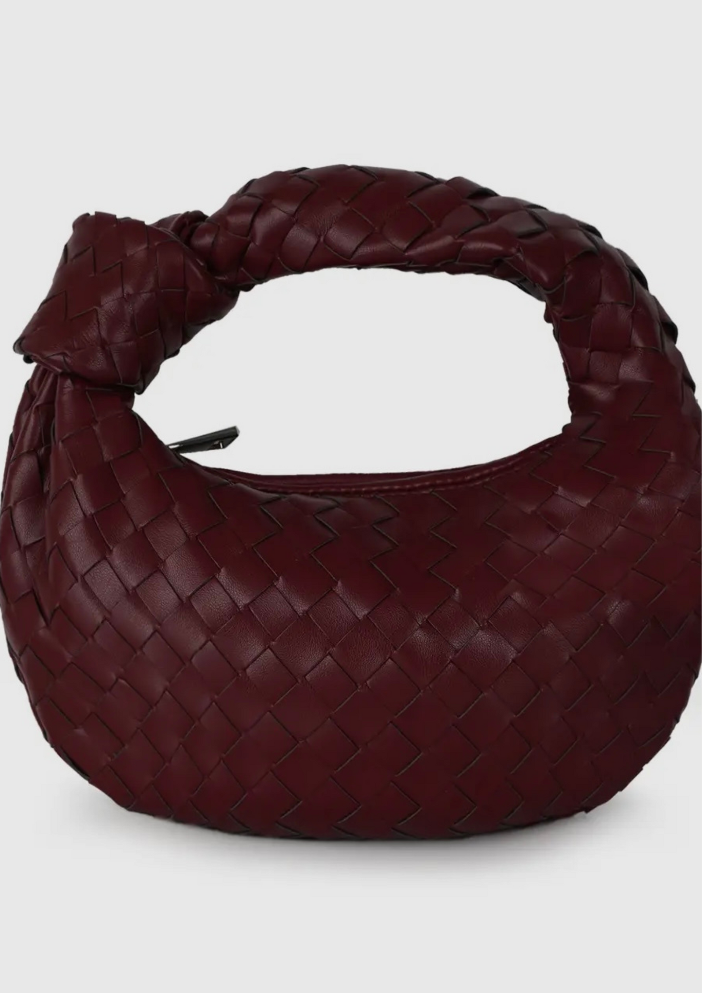 Women’s Woven Bag Horn Knotted Handbag Bag