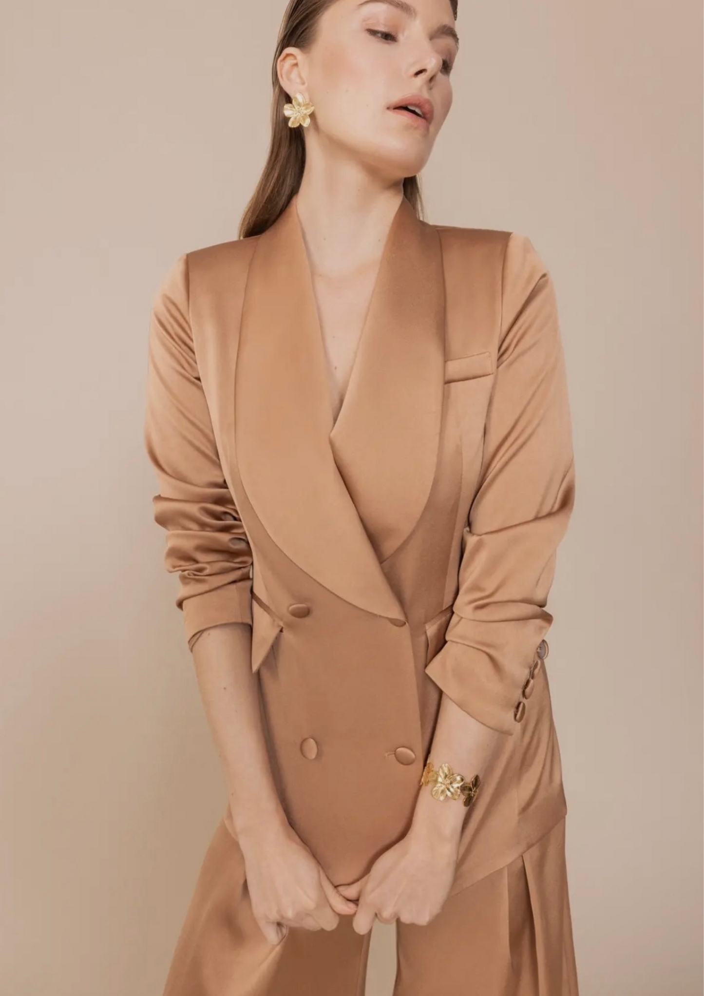 Nooma Latte jacket-Flora