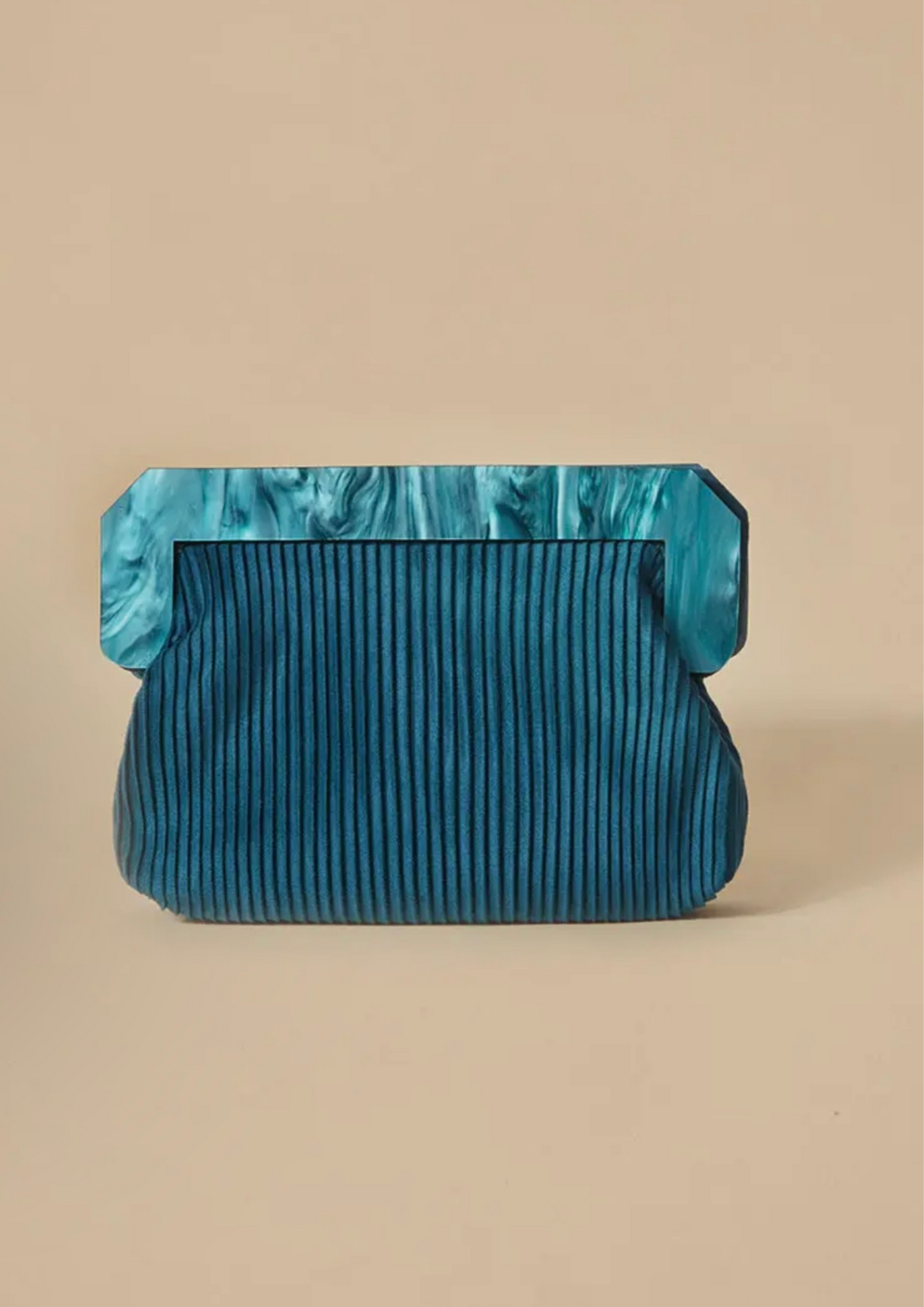 Virginie Blue Clutch-Madame