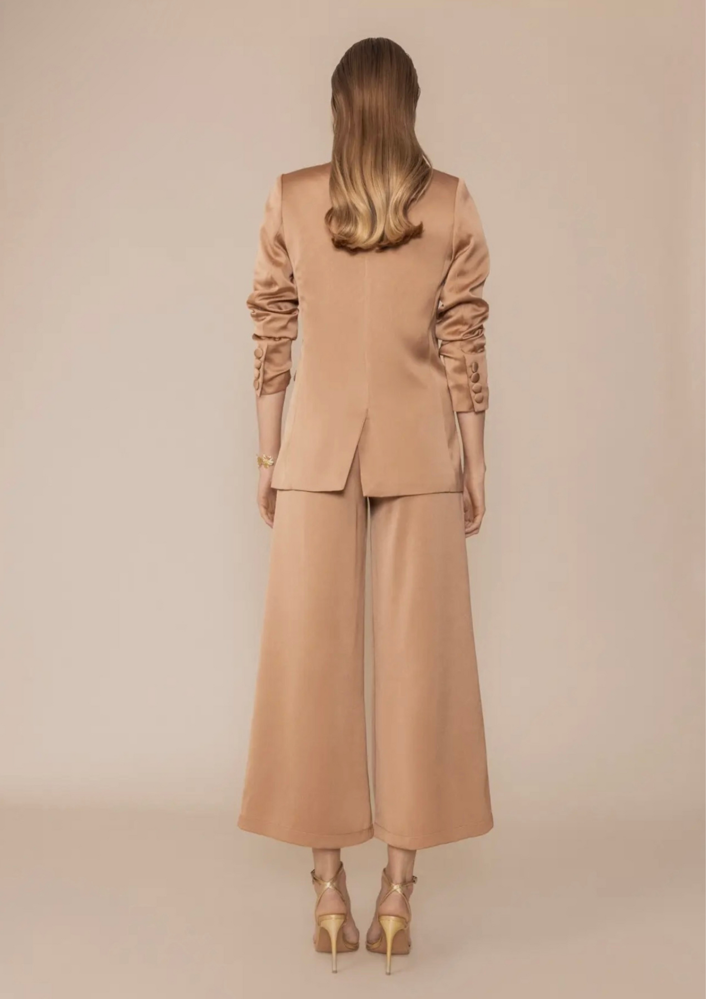 Mindy Latte Pants-Flora