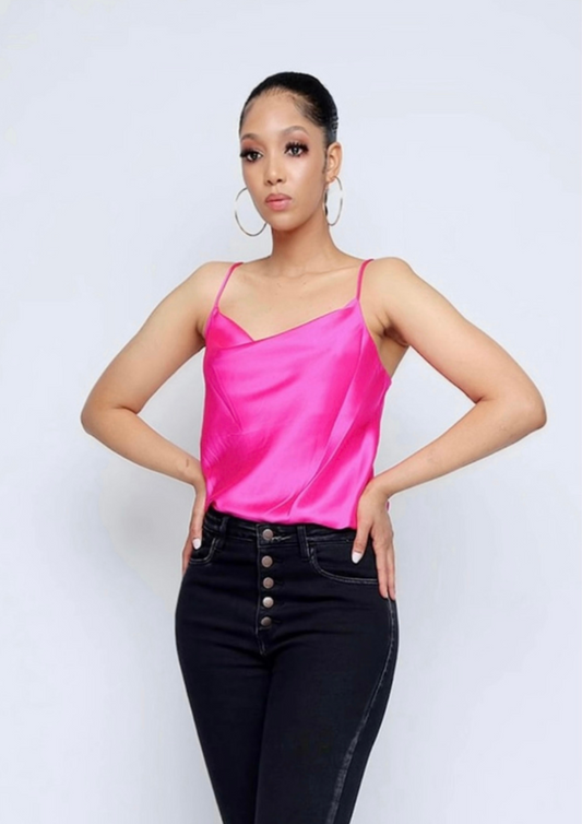 Shana Hot Pink Blouse