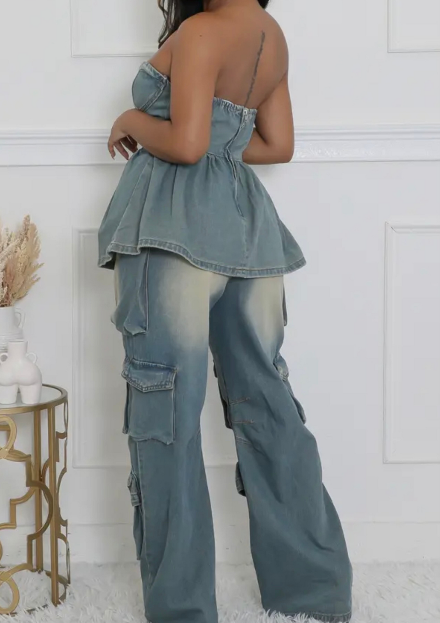 Trendy Demin Two-piece