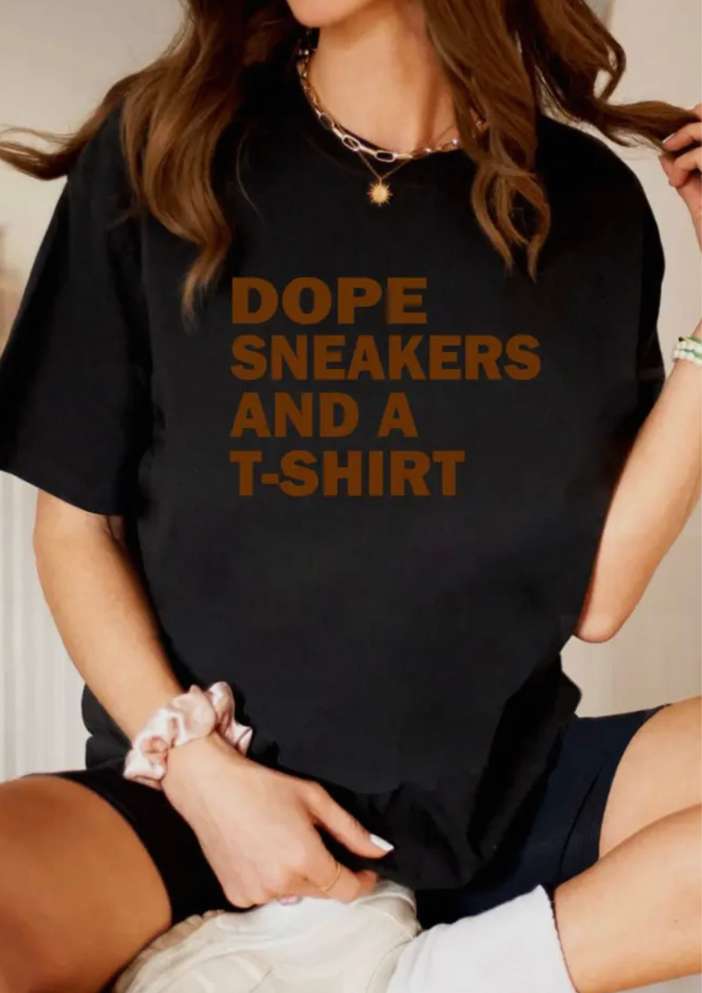 Dope Sneakers and A T-Shirt, Unisex Round Neck T-Shirt
